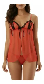 Babydoll busto abierto