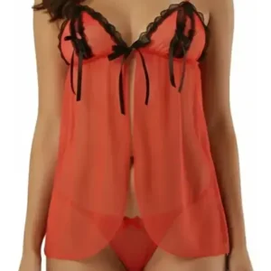 Babydoll busto abierto