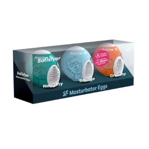 Huevos masturbadores set 3 unidades