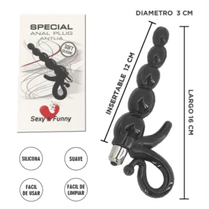 Antlia: Dilatador Anal  con Vibrador
