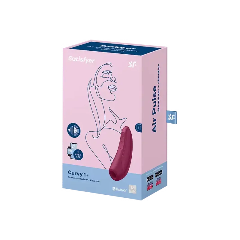 satisfyer curvy 1plus airpulse red package copia