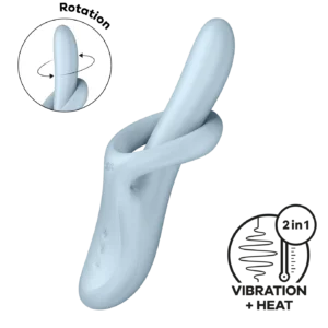 Heat Flex 4 - Vibrador con calor y Flexible ademas con 2 Motores