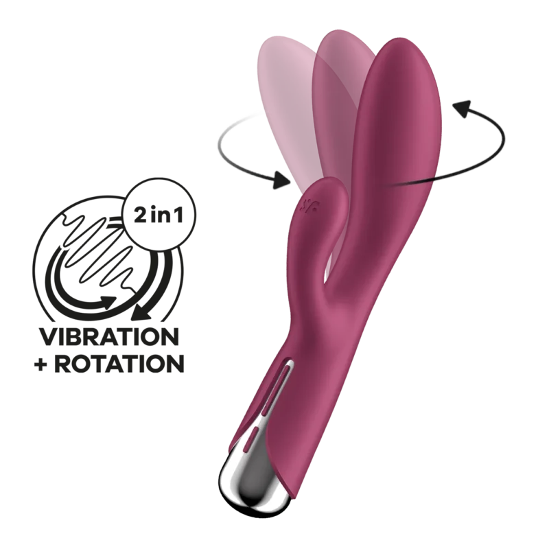 satisfyer spinning rabbit 1 vibrator red 1 72dpi OPTI