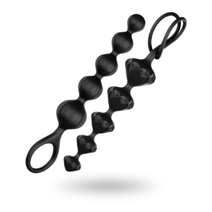 Love Beads par de Rosarios anales negros
