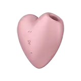 Cutie Heart Vibrador de ondas de presión en forma de corazón A pilas