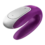 Double fun vibrador con control remoto para parejas y carga USB