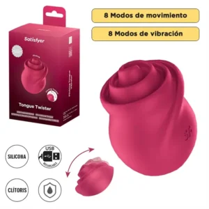 Tongue Twister Estimulador de Lengua Color Rojo