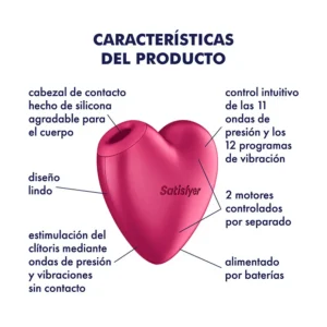 succionador con forma de corazón