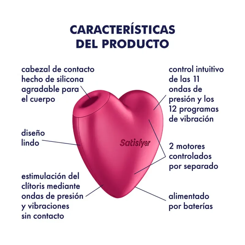 succionador con forma de corazón