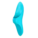 Teaser light blue Vibrador para dedo con carga UBS