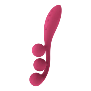 Tri Ball 1 estimulador triple clitorial, vaginal y anal con carga USB