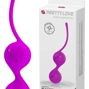 Bolas Vaginales Chinas Ejercicios Kegel Silicona Vibración Color Violeta